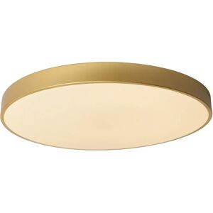 Lucide Unar Modern Flush Ceiling Light - Ø 60cm - Dimmable LED - Gold - Ceiling Light Lucide Unar Modern Flush Ceiling Light - Ø 60cm - Dimmable LED - Gold - Ceiling Light