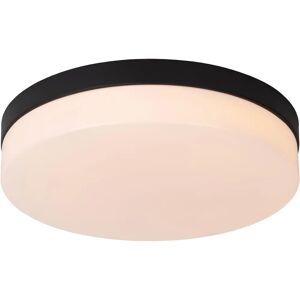Lucide Biskit Modern Flush Ceiling Light - Bathroom - Ø 34.5cm - LED - 1x24W 2700K - IP44 - Black Lucide Biskit Modern Flush Ceiling Light - Bathroom - Ø 34.5cm - LED - 1x24W 2700K - IP44 - Black