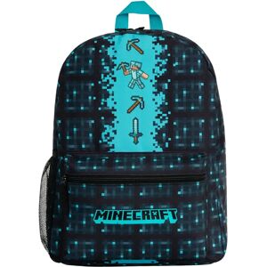 Mochila Neon Azul Minecraft - Mochila Mochila Neon Azul Minecraft - Mochila