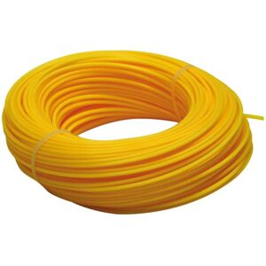 Toolland DC20010 Nylon Schnur für Rasentrimmer - 100m, Gelb Toolland DC20010 Nylon Schnur für Rasentrimmer - 100m, Gelb