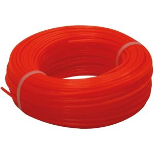 Toolland Ligne de coupe, nylon, rouge, 2,4 mm, 50 m - Publicité Toolland Ligne de coupe, nylon, rouge, 2,4 mm, 50 m - Publicité