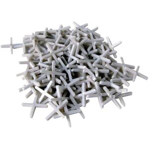 Croce per piastrelle Toolland - 250 pezzi - Bianco - Distanzatore per pavimenti Croce per piastrelle Toolland - 250 pezzi - Bianco - Distanzatore per pavimenti