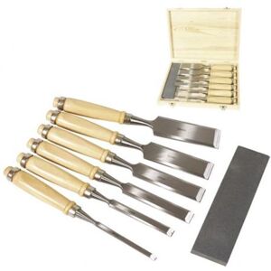 Toolland Professional Wood Chisel Set - 6 Pieces, 29x23x4cm Toolland Professional Wood Chisel Set - 6 Pieces, 29x23x4cm