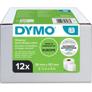 DYMO S0722420 White Self-adhesive Labels - Shipping & Name Badges DYMO S0722420 White Self-adhesive Labels - Shipping & Name Badges