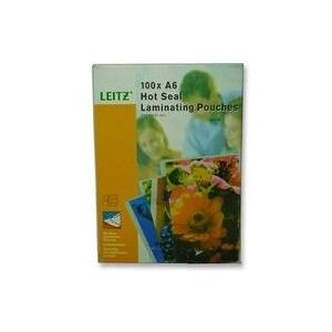 Leitz A6 Laminator Pouch - 125 Mic - 100 pcs Leitz A6 Laminator Pouch - 125 Mic - 100 pcs