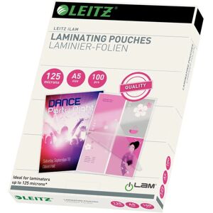 Leitz Model 33807 Laminator Pouch - A5 Glossy 125 Mic Leitz Model 33807 Laminator Pouch - A5 Glossy 125 Mic