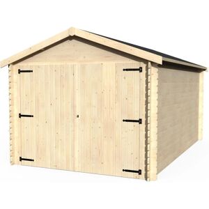 Garage en bois Gamache - 14.24 m² - 2.98x4.78x2.56 m - Publicité Garage en bois Gamache - 14.24 m² - 2.98x4.78x2.56 m - Publicité