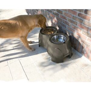 Savic Ergo Feeder Doggy Bar - Large - Height 18.5cm - 2 Bowls Savic Ergo Feeder Doggy Bar - Large - Height 18.5cm - 2 Bowls