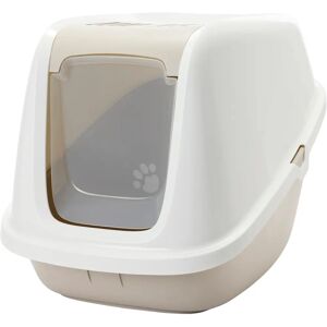 Savic Nestor Gigant Kattenbak - Wit / Mokka - Privacy, Groot, Geurcontrole Savic Nestor Gigant Kattenbak - Wit / Mokka - Privacy, Groot, Geurcontrole