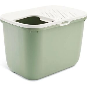 Savic Hop In grön/vit kattoaletta - 58x39x39cm Savic Hop In grön/vit kattoaletta - 58x39x39cm