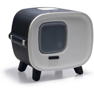 Arenero cubierto Savic Mira para gatos - Antracita / blanco - Bandeja higiénica para gatos Arenero cubierto Savic Mira para gatos - Antracita / blanco - Bandeja higiénica para gatos