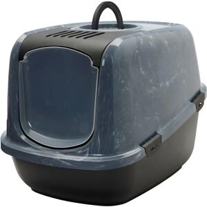 Litière pour chat Savic Nestor Jumbo en marbre gris/noir - Publicité Litière pour chat Savic Nestor Jumbo en marbre gris/noir - Publicité