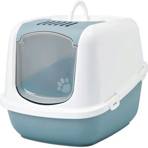 Savic Nestor Jumbo Light Blue & White Cat Litter Tray - XXL Savic Nestor Jumbo Light Blue & White Cat Litter Tray - XXL