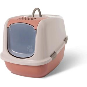 Savic Nestor XXL Cat Litter Box - Champagne Rose / Rouge Toscane Savic Nestor XXL Cat Litter Box - Champagne Rose / Rouge Toscane