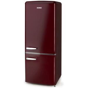 Domo DO91707R - Congelatore frigorifero retrò indipendente - 191 L - Bordeaux rosso Domo DO91707R - Congelatore frigorifero retrò indipendente - 191 L - Bordeaux rosso
