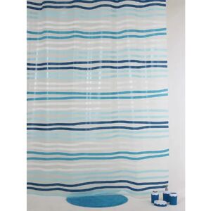 Allibert - Linea - 180x200cm - Blanc - Rideau de douche - Publicité Allibert - Linea - 180x200cm - Blanc - Rideau de douche - Publicité