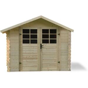 Abri de jardin en bois traditionnel - 8.88 m2 - 2.98 x 2.98 x 2.18 m - 28 mm - Abri de jardin - Belgique - Publicité Abri de jardin en bois traditionnel - 8.88 m2 - 2.98 x 2.98 x 2.18 m - 28 mm - Abri de jardin - Belgique - Publicité
