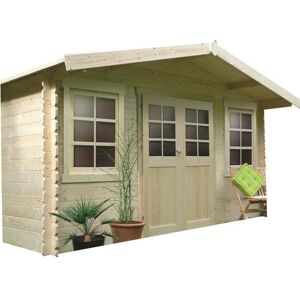 Abri jardin en bois Habitat et jardin Dole - 11.56 m² - Marron - Abri de jardin Abri jardin en bois Habitat et jardin Dole - 11.56 m² - Marron - Abri de jardin