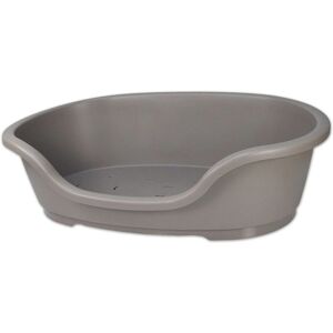 Dog Plastic Basket Taupe - Ventilation & Non-slip Feet Dog Plastic Basket Taupe - Ventilation & Non-slip Feet