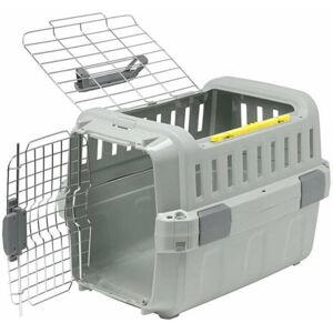 Transporteur pour chiens Moderna - Petit, Vert, Double Porte - Voyage Sûr - Publicité Transporteur pour chiens Moderna - Petit, Vert, Double Porte - Voyage Sûr - Publicité
