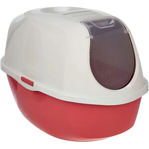 Moderna Cat Litter Box Coral - Recycled Material, Lid & Door, Easy to Clean - Cat Litter Box Moderna Cat Litter Box Coral - Recycled Material, Lid & Door, Easy to Clean - Cat Litter Box