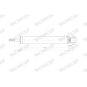 Monroe G2261 Kaasupuskuri - Soveltuu AUDI Q5 Monroe G2261 Kaasupuskuri - Soveltuu AUDI Q5
