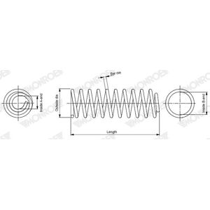 MONROE K011-28-011 - Suspension Spring MONROE K011-28-011 - Suspension Spring