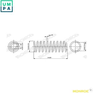 MONROE SP4660 - Suspension Spring MONROE SP4660 - Suspension Spring