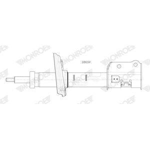 Amortisseur Monroe G8694 - Shock Absorber - Publicité Amortisseur Monroe G8694 - Shock Absorber - Publicité