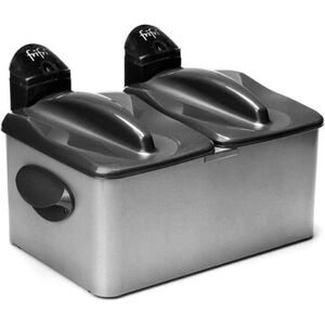 FriFri Friteuse Zone Froide 2*3200watt / 2*3,5 L / 2*1kg - Blanc FriFri Friteuse Zone Froide 2*3200watt / 2*3,5 L / 2*1kg - Blanc