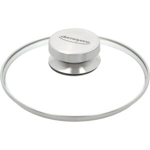 Coperchio in vetro Demeyere 16cm con manopola in acciaio - Adatto a tutti i prodotti Demeyere di 16cm - Risparmio energetico Coperchio in vetro Demeyere 16cm con manopola in acciaio - Adatto a tutti i prodotti Demeyere di 16cm - Risparmio energetico