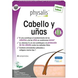 Physalis Hair and Nails 45 Tablets - Hair & Nail Supplement Physalis Hair and Nails 45 Tablets - Hair & Nail Supplement
