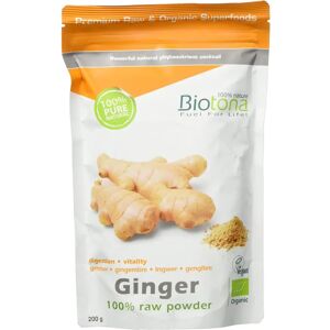 Biotona Poudre de gingembre cru - Biologique, 200 g Biotona Poudre de gingembre cru - Biologique, 200 g