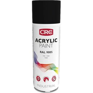 Peinture Acrylique CRC 31075-AA - Noir - 400ml - Finition Brillante - Publicité Peinture Acrylique CRC 31075-AA - Noir - 400ml - Finition Brillante - Publicité
