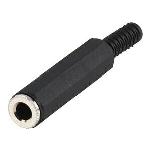 Conector mono jack Valueline JC-106 - Audio, Negro Conector mono jack Valueline JC-106 - Audio, Negro