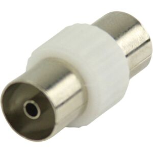Conector coaxial hembra Valueline VLSP40941W - Adaptador de cable coaxial Conector coaxial hembra Valueline VLSP40941W - Adaptador de cable coaxial