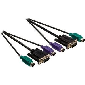Câble VGA Valueline VGA / 2x PS2, 2m Noir - Publicité Câble VGA Valueline VGA / 2x PS2, 2m Noir - Publicité