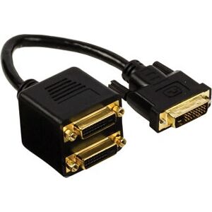 Valueline - DVI-D 2x - Zwart - 0.20m - DVI splitter cable Valueline - DVI-D 2x - Zwart - 0.20m - DVI splitter cable