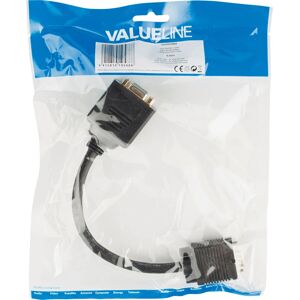 Câble VGA Valueline - 20 cm - Noir - Publicité Câble VGA Valueline - 20 cm - Noir - Publicité
