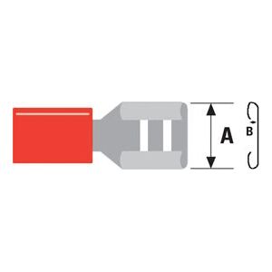 Valueline ST-065 Rood kabelschoen - wire connector Valueline ST-065 Rood kabelschoen - wire connector