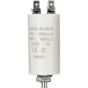 Fixapart W1-11001N Condensateur - 1,5uF 450V Blanc - Condensateur - Publicité Fixapart W1-11001N Condensateur - 1,5uF 450V Blanc - Condensateur - Publicité