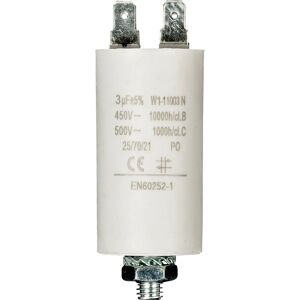 Fixapart W1-11003N Vast Cilindrisch 3uF Condensator Fixapart W1-11003N Vast Cilindrisch 3uF Condensator
