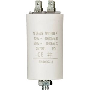 Fixapart W1-11018N Capacitore - 18uF 450V Bianco - Tipo di prodotto Fixapart W1-11018N Capacitore - 18uF 450V Bianco - Tipo di prodotto