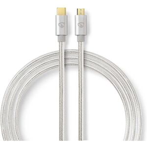 Nedis USB-kaapeli - 2m - Micro-USB B to USB-C - Alumiini - USB 2.0 Nedis USB-kaapeli - 2m - Micro-USB B to USB-C - Alumiini - USB 2.0