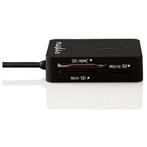 Nedis Modèle CRDRU2300BK Lecteur de cartes USB 2.0 - Tout-en-un Noir Nedis Modèle CRDRU2300BK Lecteur de cartes USB 2.0 - Tout-en-un Noir