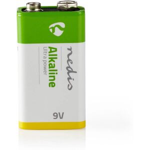 Nedis 6LR61 Alkali Batterij - Type: 9V - Eenmalig Nedis 6LR61 Alkali Batterij - Type: 9V - Eenmalig