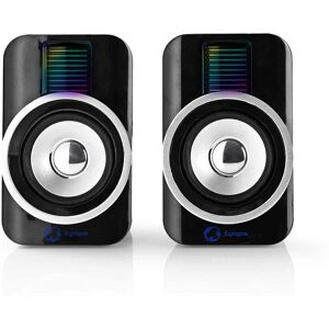 Nedis GSPR20020BK Loudspeaker - 15W Stereo - Black Nedis GSPR20020BK Loudspeaker - 15W Stereo - Black