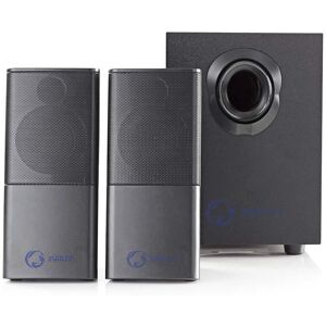 Set de boxe Nedis GSPR10021BK - 2.1 Canale Negru Set de boxe Nedis GSPR10021BK - 2.1 Canale Negru