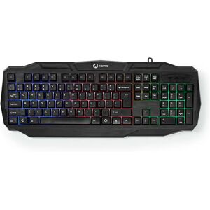 Nedis Wireless Gaming Keyboard - US International - Black Nedis Wireless Gaming Keyboard - US International - Black