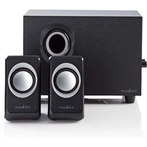 Set di altoparlanti Nedis CSPR10021BK nero 2.1 - Audio PC Set di altoparlanti Nedis CSPR10021BK nero 2.1 - Audio PC